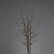 39" Brown Battery Operated LED Lighted Branches, Warm White Lights, 3 pc