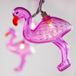 Pink Flamingo Light String, 10 Clear Lights