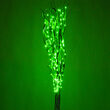 63" Green Curly LED Lighted Branches, Green Lights, 1 pc