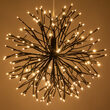 24" Brown Starburst LED Lighted Branches, Warm White Twinkle Lights, 1 pc