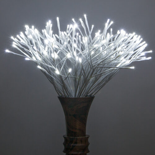 White Starburst LED Lighted Branches, Cool White Twinkle Lights, 1 pc Yard Envy