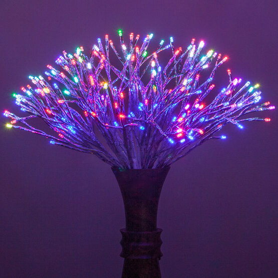 Silver Starburst Led Lighted Branches Multicolor Le Lights 1 Pc Silver Starburst Led Lighted Branches Multicolor Le Lights 1 Pc