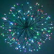 24" Silver Starburst LED Lighted Branches, Multicolor Twinkle Lights, 1 pc