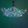 24" Silver Starburst LED Lighted Branches, Multicolor Twinkle Lights, 1 pc