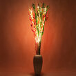 66" Multicolor Curly LED Lighted Branches, Red, Green, Warm White Lights
