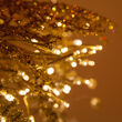 24" Gold Starburst LED Lighted Branches, Warm White Twinkle Lights, 1 pc