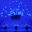 15" Blue Starburst LED Lighted Branches, Blue Twinkle Lights, 3 pc