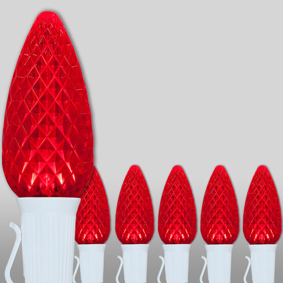 Opticore C9 Commercial LED String Lights, Red - Yard Envy