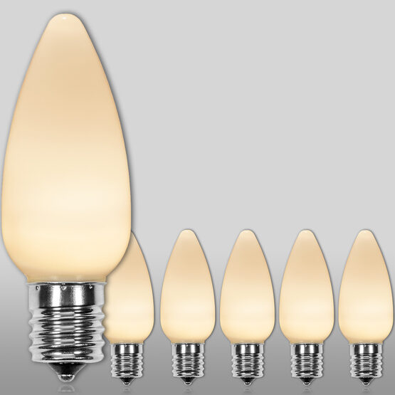 C9 Smooth OptiCore LED Light Bulbs, Warm White