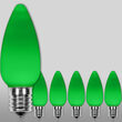 C9 Smooth OptiCore<sup>&reg</sup> LED Light Bulbs, Green