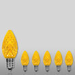 C7 OptiCore LED Light Bulbs, Gold