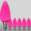 C9 Smooth OptiCore LED Light Bulbs, Pink