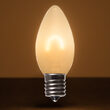 C9 FlexFilament TM Vintage LED Light Bulb, Warm White Satin Glass