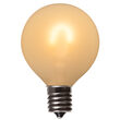G50 FlexFilament TM Vintage LED Light Bulb, Warm White Satin Glass, E17 Base