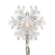 Battery Operated LED Snowflake String Lights, 10 Warm White Lights