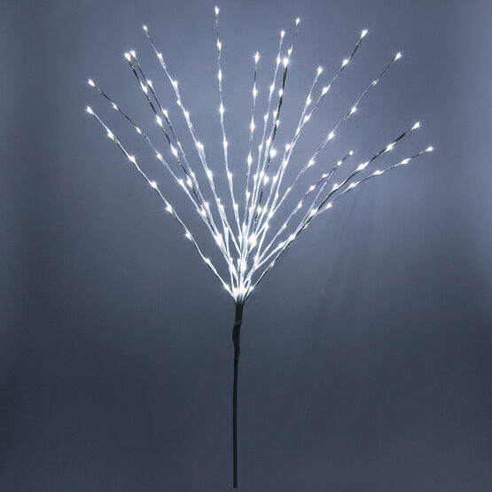 30" White LED Lighted Branches, Cool White Lights, 1 pc