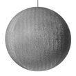 20" Silver Inflatable Christmas Ornament, Metallic Polymesh
