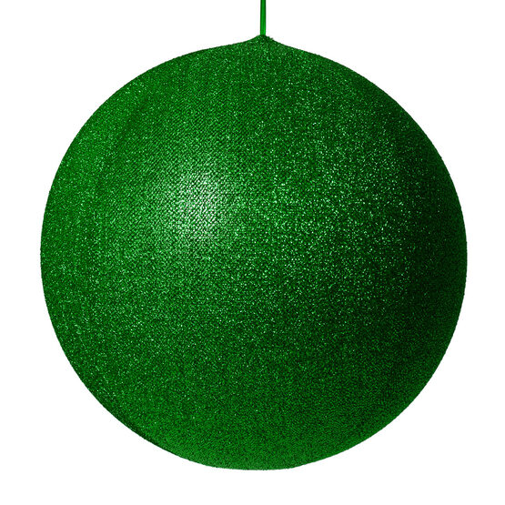 20" Green Inflatable Christmas Ornament, Metallic Polymesh