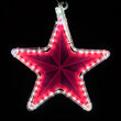 10" Electric Pink Star Light with Pinwheel Laser Etching 
