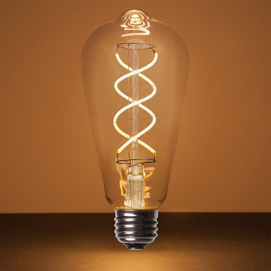 st64 5w flexfilament tm led edison light bulb warm white glass yard envy led light bulb old fashioned