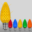 C9 OptiCore LED Light Bulbs, Multicolor Twinkle