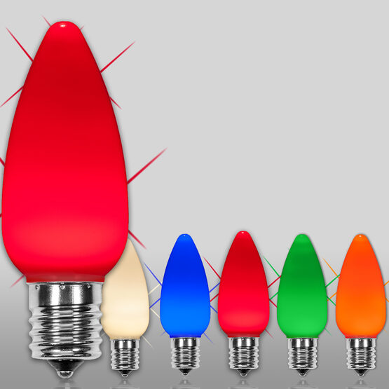 C9 Smooth OptiCore<sup>&reg</sup> LED Light Bulbs, Multicolor Twinkle