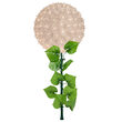 7.5" Light Sphere Stake, Clear