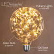 G125 LEDimagine TM Fairy Globe Light Bulb, Warm White