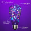 ST64 LEDimagine TM Fairy Light Bulb, RGB Color Change