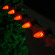 OptiCore C7 Commercial LED String Lights, Amber, 25 Lights, 25'