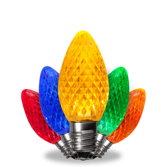 C7 LED Light Bulbs, Multicolor, by Kringle Traditions TM