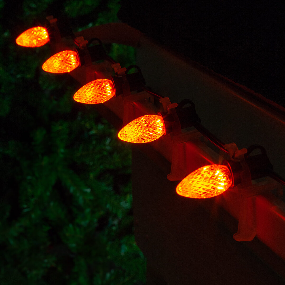英　0527 C7 LED Light Bulbs, Amber / Orange, by Kringle Traditions TM