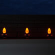 C7 LED Light Bulbs, Amber / Orange, by Kringle Traditions TM 