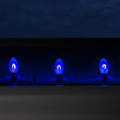 C9 FlexFilament TM Vintage LED Light Bulb, Blue Transparent Acrylic
