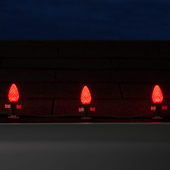 C7 OptiCore LED Light Bulbs, Red