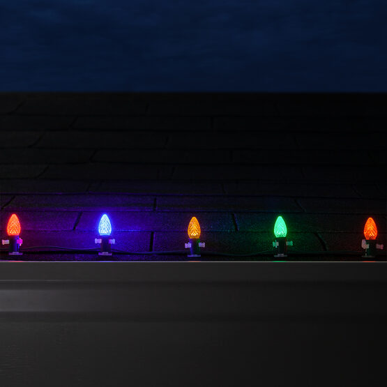 C7 OptiCore LED Light Bulbs, Multicolor