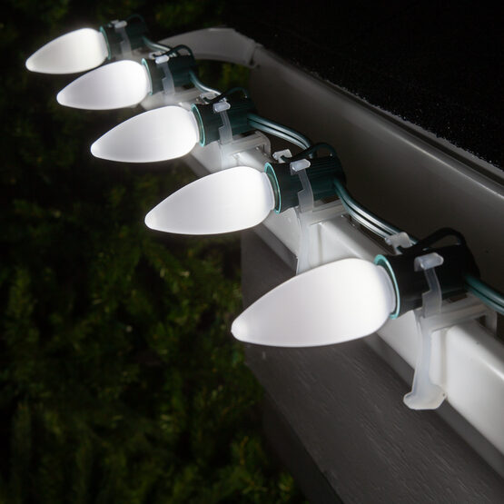 C9 Smooth OptiCore LED Light Bulbs, Cool White