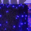 4' x 6' 5mm LED Net Lights, Blue, Green Wire