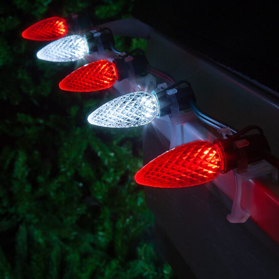 Opticore C9 Commercial Led String Lights Red Cool White Yard Envy C9 Commercial Led String Lights Red