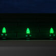 OptiCore C7 Commercial LED String Lights, Green, 25 Lights, 25'