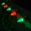 OptiCore C7 Commercial LED String Lights, Green / Red, 50 Lights, 50'