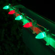 Smooth OptiCore C7 Commercial LED String Lights, Green / Red, 50 Lights, 50'