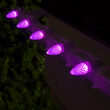 OptiCore C7 Commercial LED String Lights, Purple, 25 Lights, 25'