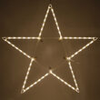 48" LED 5 Point Folding Star, Warm White Lights 