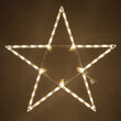 32" LED 5 Point Folding Star, Warm White Lights 