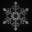 18" LED Ultra Bright SMD Diamond Tipped Snowflake, Cool White Lights 