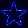 18" LED Ultra Bright SMD 5 Point Star, Blue Lights 