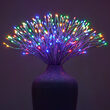 24" Silver Starburst LED Lighted Branches, Multicolor Lights, 1 pc