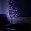 4' Silver Fairy Light Tree, Cool White LED Lights 