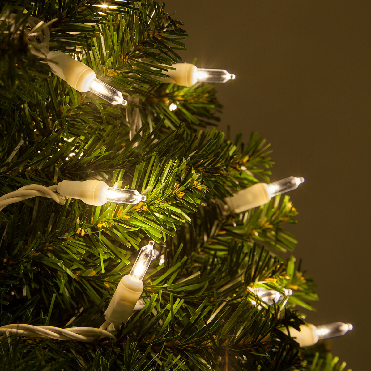 white lights with white wire